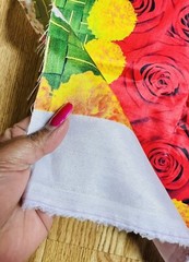 India marigold Curtain Backdrop photo prop Decoration Cloth 8X5 ft muggu kolam