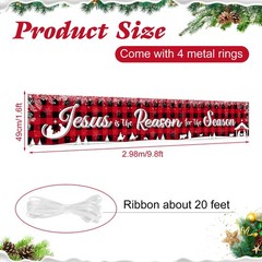 Christmas Banner Jesus Is The Reason for The Season Banner Religious Nativity…