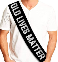 Funny Birthday Party Sash – Birthday and Retirement Party Sash for Him or Her –