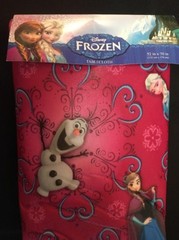 FROZEN Elsa Olaf PEVA Tablecloth 52×70 Kids Disney Princess Birthday Party Decor