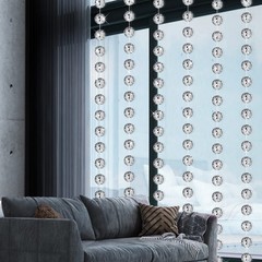 6 Pcs Mirror Disco Ball Beaded Curtain Hanging Mini Reflective 70s 80s Retro …