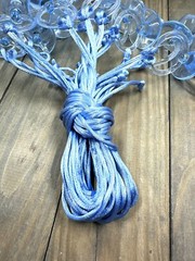Baby Shower blue pacifiers with blue string 12Pcs in each bag – Craft Supply