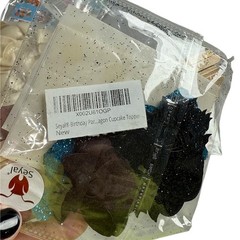 Party Supplies Bundle: 100 White Balloons, Cupcake Toppers & 90 Candy Bar wraps