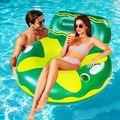 Pool Lounger Float for Adult,Float Hammock,Inflatable Rafts Swimming Pool Air…