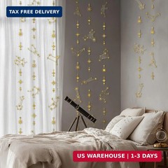 Cheerland Glitter Celestial Party Decorations Constellation Birthday Decoration