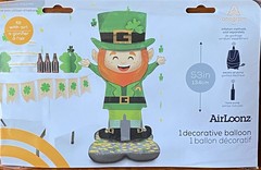 Airloonz Leprechaun St. Patrick’s Day 53” Foil Balloon Party Decoration Anagram