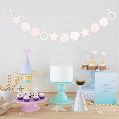 Last Toast on The Coast Banner – Seashell Party Decoration, Coastal Beach Seashe