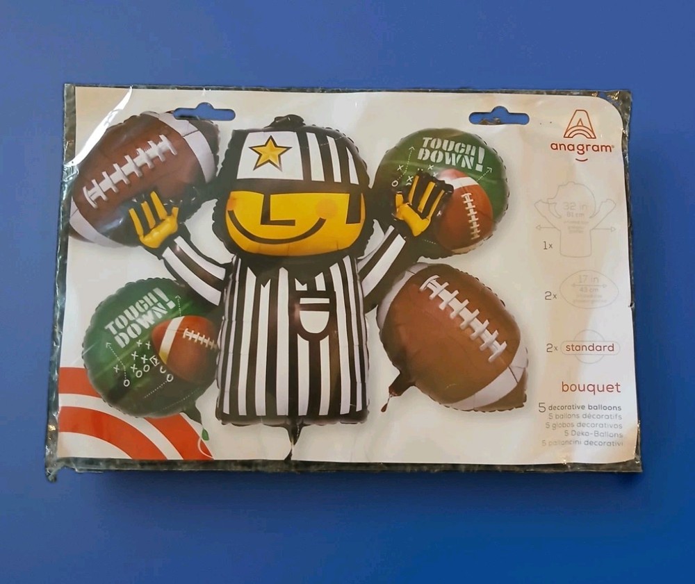 Anagram Balloon Bouquet Birthday Party Decoration Football