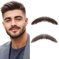 Fake Beard Realistic Mustache with Human Hair, Soft and Natural Looking Fake …