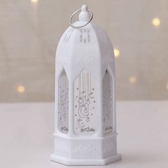 Ramadan LED Lantern Light Islamic Eid Mubarak Decor Battery Candle Lamp Gift