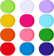 360 Pcs round Cutouts Paper 3.9 Inch Assorted Color Die Cuts for DIY Craft Proje