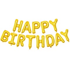 GOLD PARTY PACK -50 Pcs-12 Inch Party Balloons-Happy BIRTHDAY BANNER,TABLE COVER