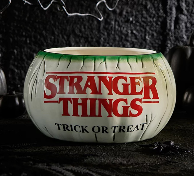 Stranger Things Trick Or Treat Halloween Candy Bowl Sweets Popcorn Made Dolomite