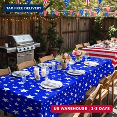 4th of July Party Decorations Set-American Flag Patriotic Theme Kit for Independ