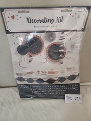 amscan Room Decorating Kit | Assorted | Navy Wedding | 14 Pcs.