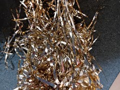 Large Bundle Long Gold Tinsel Garland Sparkly Party Event Craft Decoration