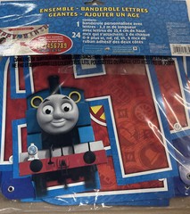Thomas All Aboard Letter Banner Jumbo Add Age