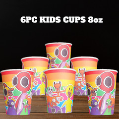 Rainbow Friends Party Supplies happy birthday centerpiece decoration cup plate