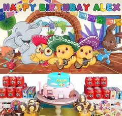 Canticos Personalised Custom Backdrop Banner Party Decorations Birthday Gift