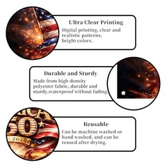 America 250th Anniversary Flag Backdrop 1776-2026 250 Years of Birthday