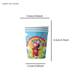 Teletubbies Theme Party Decorations and Utensils -145pcs set For 20 Guests