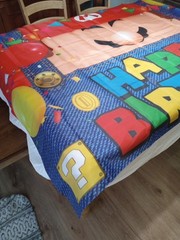 Mario Happy Birthday Tapestry Backdrop Banner 70 X 47 Inches Party Supplies
