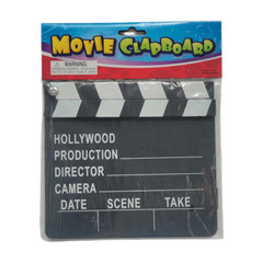 4 Pack New Hollywood Clapboard Clapper Clap Board Movie Sign Director Chalkboard
