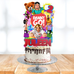 Danny Lets Go! TABLE DISPLAY SUPPLIES Cupcake Cake TOpper party decoration