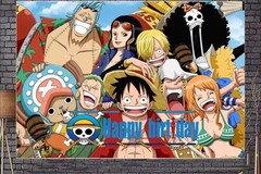 Anime 176pc Straw Hat Pirates Monkey D Luffy Birthday Decorations Balloons Cups