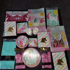 Deluxe Unicorn Sparkle Party Package multiple colors NWT