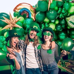 Green Balloons, 50pcs 12 Inch Different Shades Dark Green Emerald Green Lime