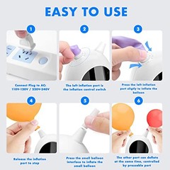 Electric Balloon Pump SPLAKS Portable Air Inflator for Party Garland Arch Decor