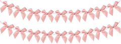2Pcs Bow Garland Banner, Ribbon Bow Party Decorations for Baby Shower Girls Bow