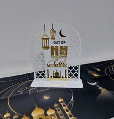 Ramadan Calendar Countdown Decorations for Home Eid Mubarak
