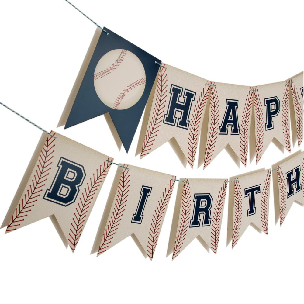 Baseball Banner,Baseball Party Decorations,Party Garland, Decorations