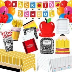 159 Pcs Back to School Decorations, First Day of School Party Supplies Includes