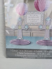 Religious Room Decorating Kit 10 PCs Amscan Table Decor New