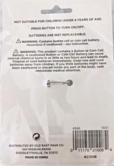 NEW IN PACKAGE 321 PARTY LED BADGE