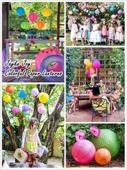 15pcs Colorful Paper Lanterns for Outdoor Indoor Party Decoration 12 inch