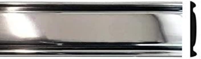 1973-1987 Chevy GMC Chrome Side Trim Molding Body C10 C20 K10 Quarter Roll 80″