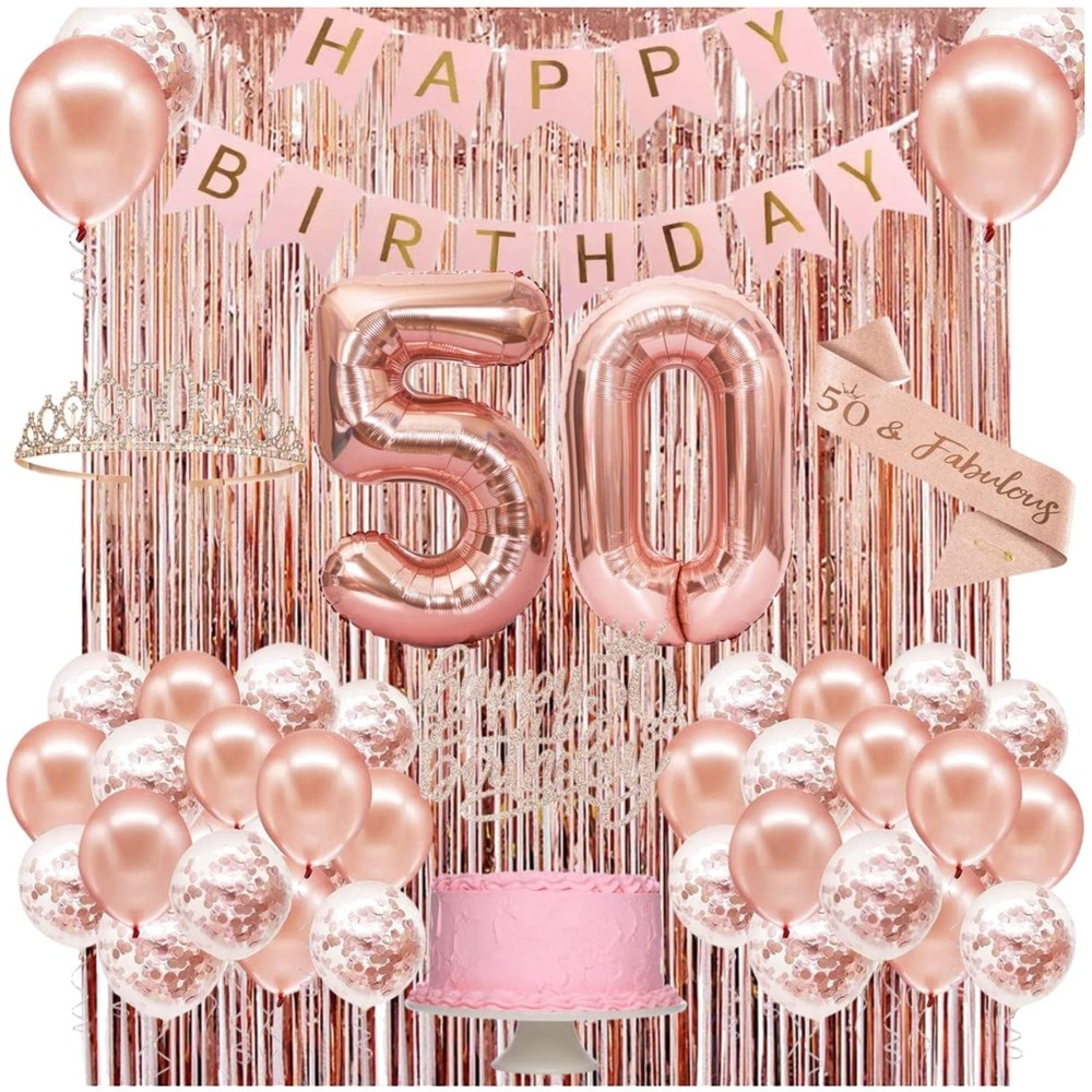Stylish 50th Birthday Celebration Pack