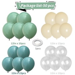 Sage Green and White Balloons, Neutral Dusty Olive Green White Beige Cream Cl…