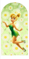 Tinkerbell Flower Fairy Birthday Arch Backdrop Cover Party Background Decor