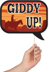 Western Photo Booth Props 41Pc Wild West Country Theme Kit