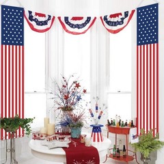 Decorative Hanging American Flag Signs – Perfect for 4th of July & Memorial Day