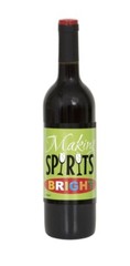 Christmas Holiday Beverage Wine Bottle Labels 4 Ct Party