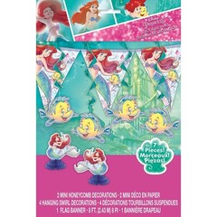 Unique Party Decorating Kit – Disney The Little Mermaid, 7 Pcs
