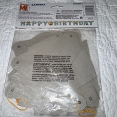 Despicable Me 2 Happy Birthday Letters Banner 6.25’ Long Minion