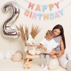 Felt Happy Birthday Garland Rainbow Banner Reusable Happy Birthday Sign Party Su