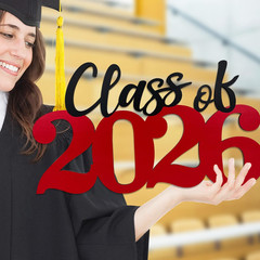 Class of 2026 Wooden Sign Graduation Decorations – Red 2026 Grad Photo Booth Pro